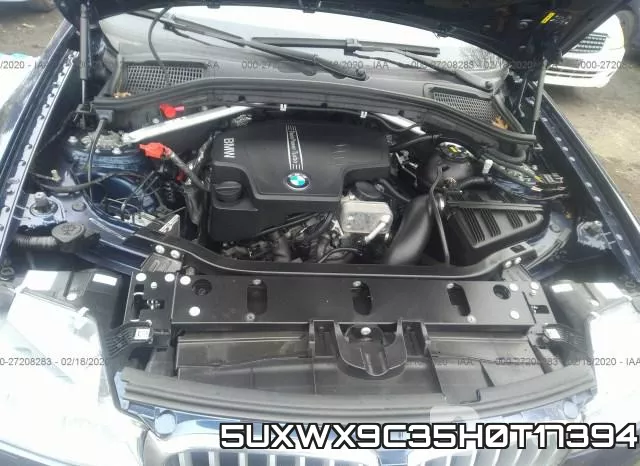5UXWX9C35H0T17394 фото 2