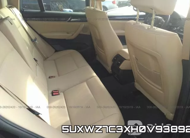 5UXWZ7C3XH0V93892 фото 9