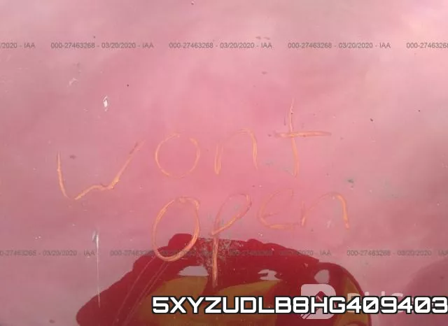 5XYZUDLB8HG409403 фото 2