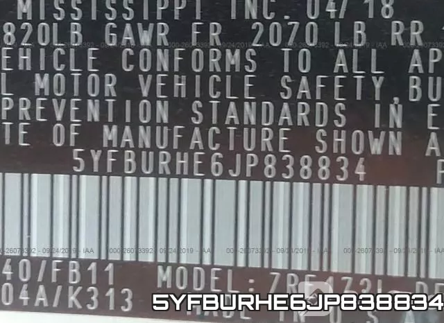 5YFBURHE6JP838834 фото 10