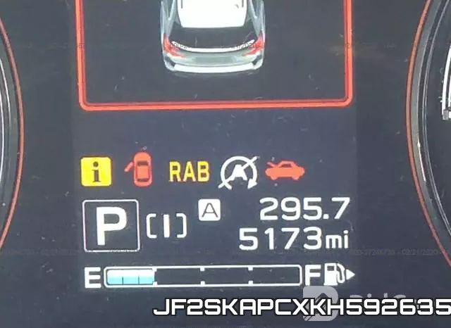 JF2SKAPCXKH592635 фото 8
