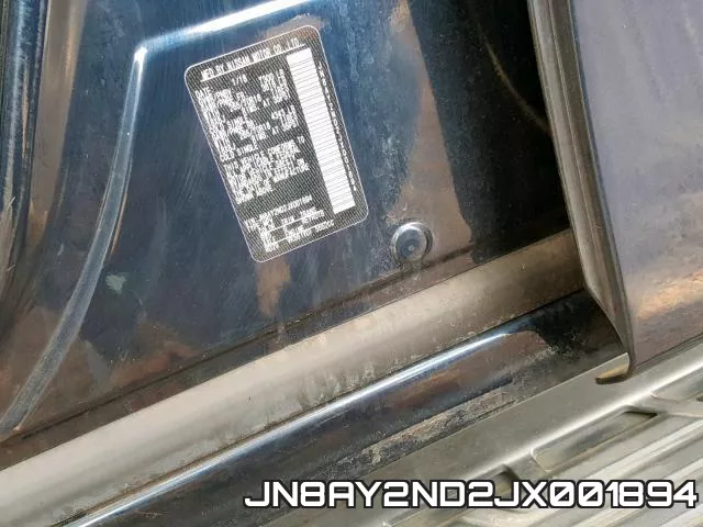 JN8AY2ND2JX001894 фото 2