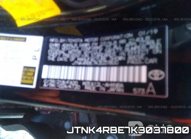 JTNK4RBE7K3037800 фото 10