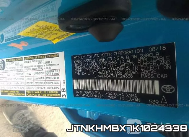 JTNKHMBX7K1024338 фото 10