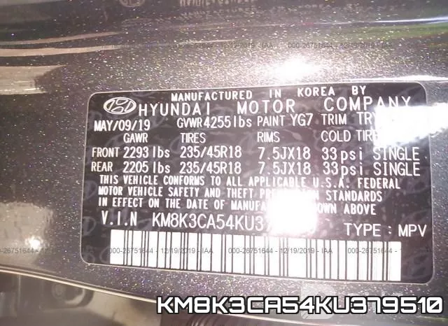 KM8K3CA54KU379510 фото 10