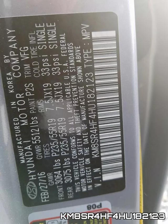 KM8SR4HF4HU182123 фото 2