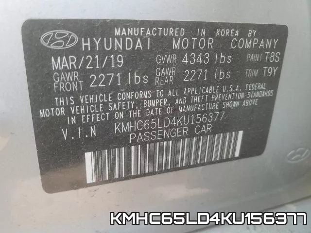 KMHC65LD4KU156377 фото 2