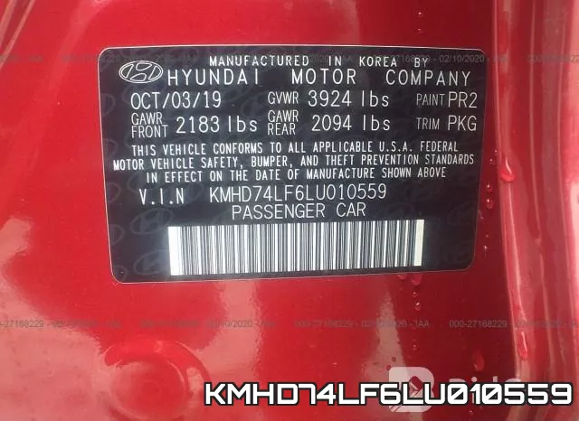KMHD74LF6LU010559 фото 10