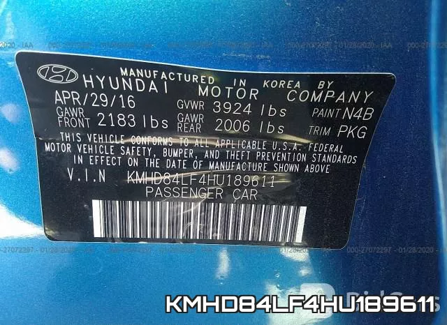 KMHD84LF4HU189611 фото 10