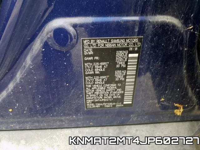 KNMAT2MT4JP602727 фото 2