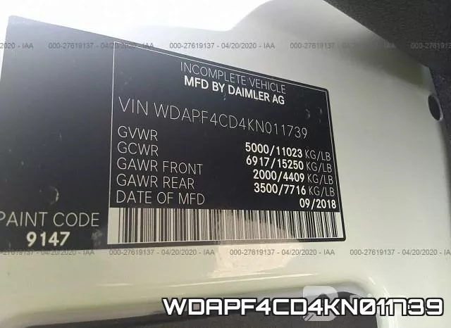 WDAPF4CD4KN011739 фото 10