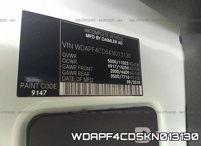 WDAPF4CD5KN013130 фото 10
