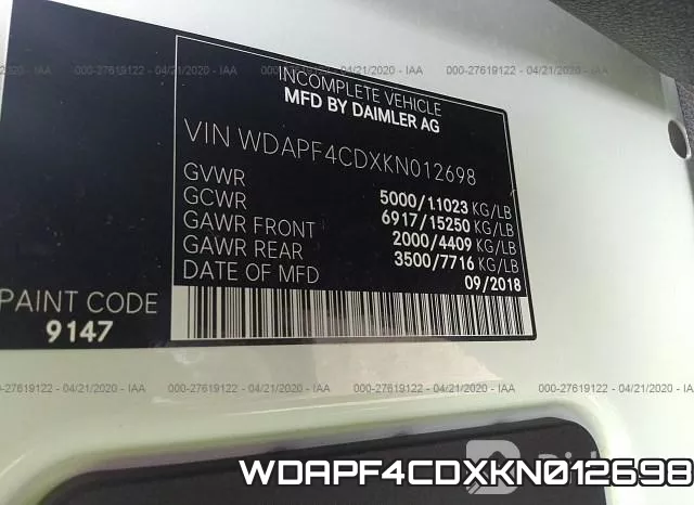 WDAPF4CDXKN012698 фото 10