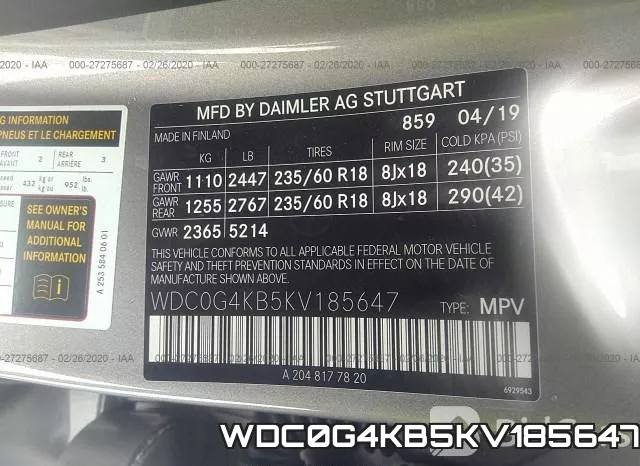 WDC0G4KB5KV185647 фото 10