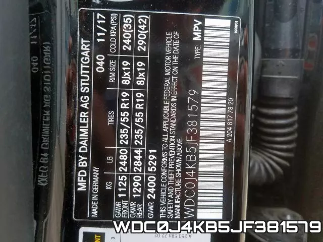 WDC0J4KB5JF381579 фото 2