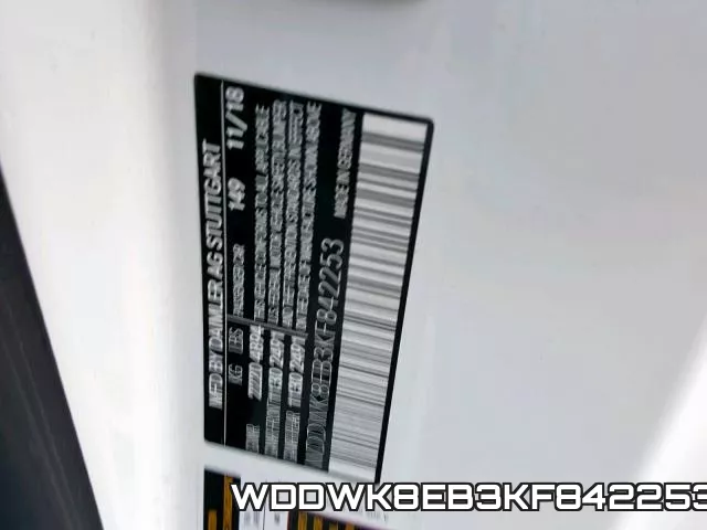 WDDWK8EB3KF842253 фото 2