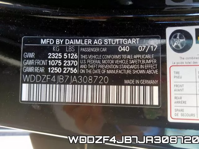 WDDZF4JB7JA308720 фото 2