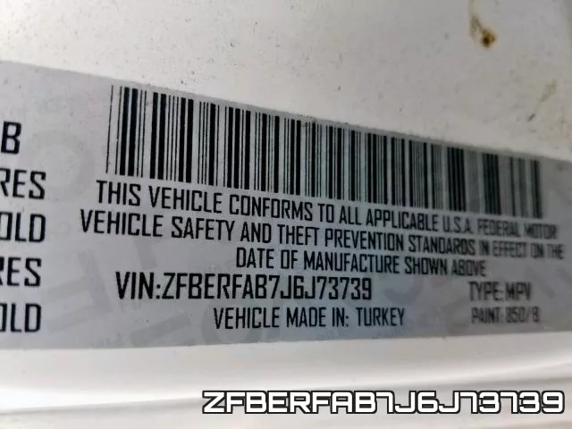 ZFBERFAB7J6J73739 фото 2