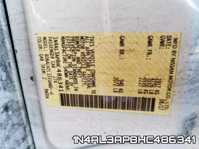 1N4AL3AP8HC486341 фото 2