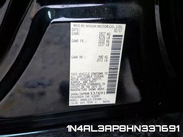 1N4AL3AP8HN337691 фото 2