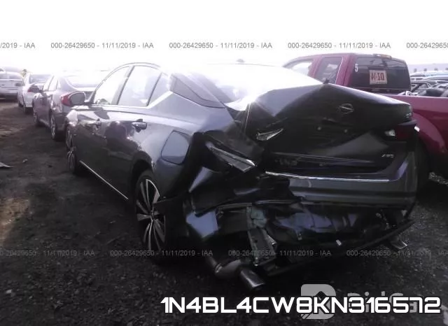 1N4BL4CW8KN316572 фото 4