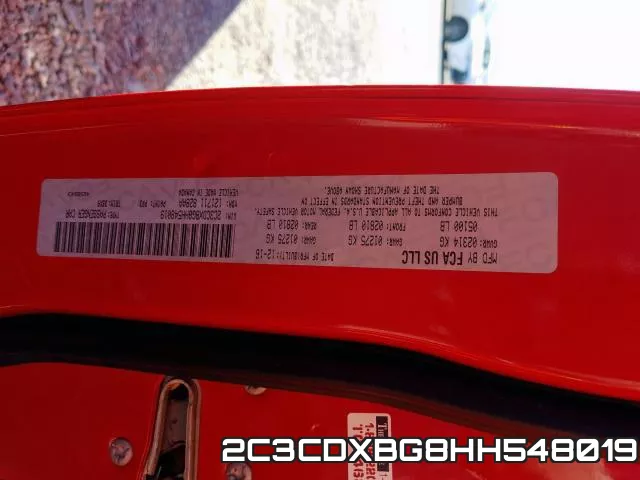2C3CDXBG8HH548019 фото 2