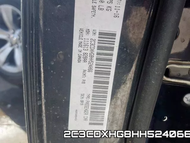 2C3CDXHG8HH524066 фото 2