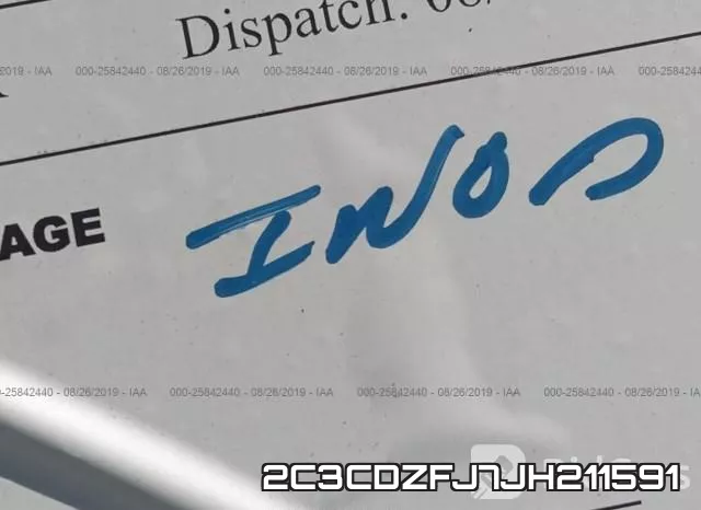 2C3CDZFJ7JH211591 фото 8