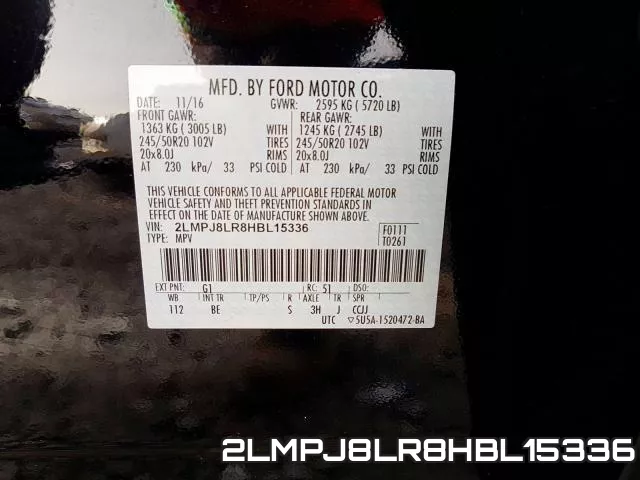 2LMPJ8LR8HBL15336 фото 2