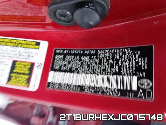 2T1BURHEXJC075748 фото 2