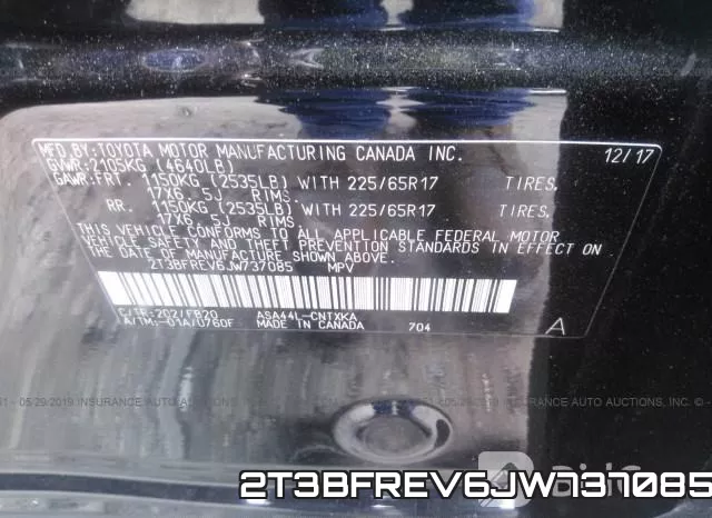 2T3BFREV6JW737085 фото 10