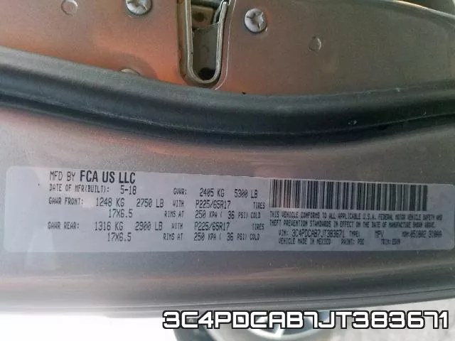 3C4PDCAB7JT383671 фото 2