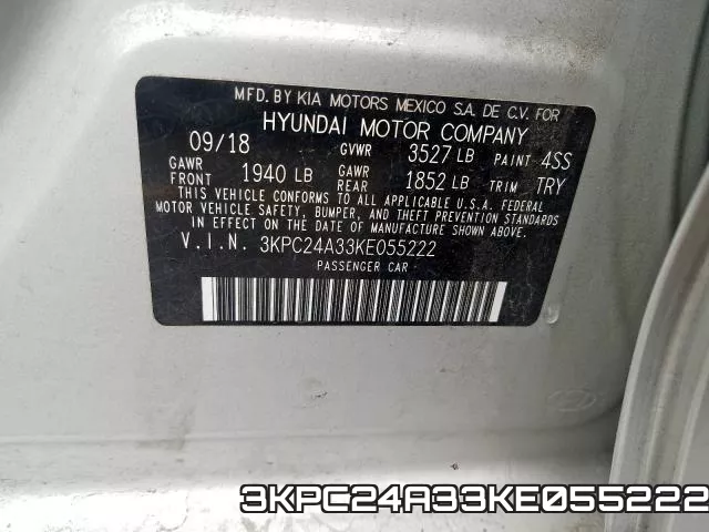 3KPC24A33KE055222 фото 2