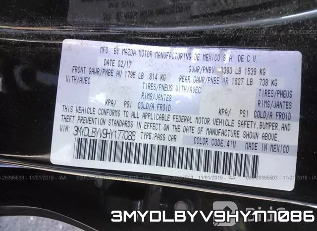 3MYDLBYV9HY177086 фото 10