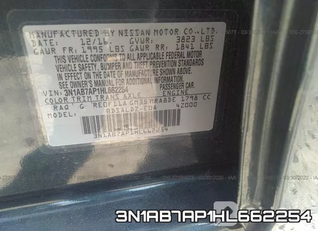 3N1AB7AP1HL662254 фото 10