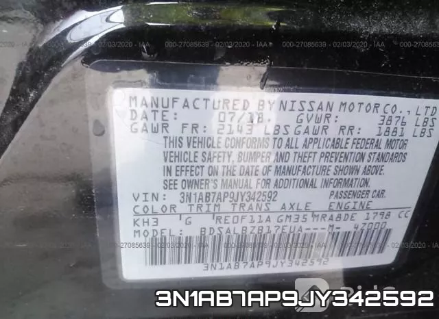 3N1AB7AP9JY342592 фото 10