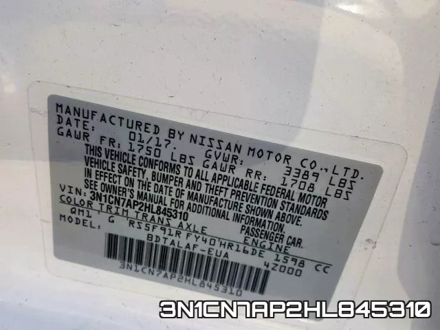 3N1CN7AP2HL845310 фото 2
