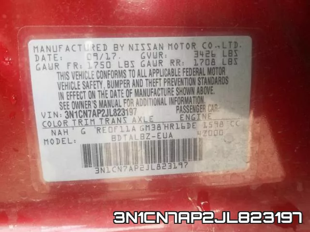 3N1CN7AP2JL823197 фото 2