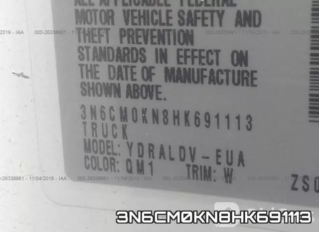 3N6CM0KN8HK691113 фото 10