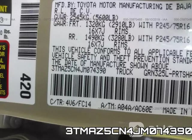 3TMAZ5CN4JM074390 фото 10