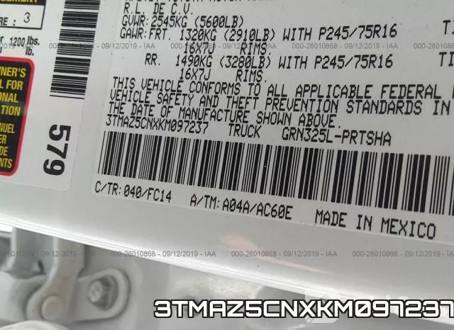 3TMAZ5CNXKM097237 фото 10