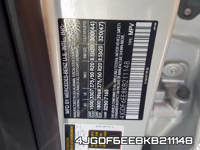 4JGDF6EE8KB211148 фото 2