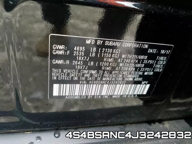 4S4BSANC4J3242832 фото 2