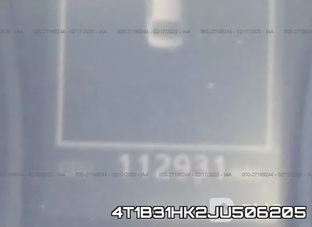 4T1B31HK2JU506205 фото 8