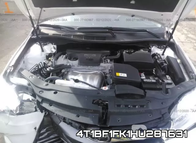 4T1BF1FK1HU287631 фото 2