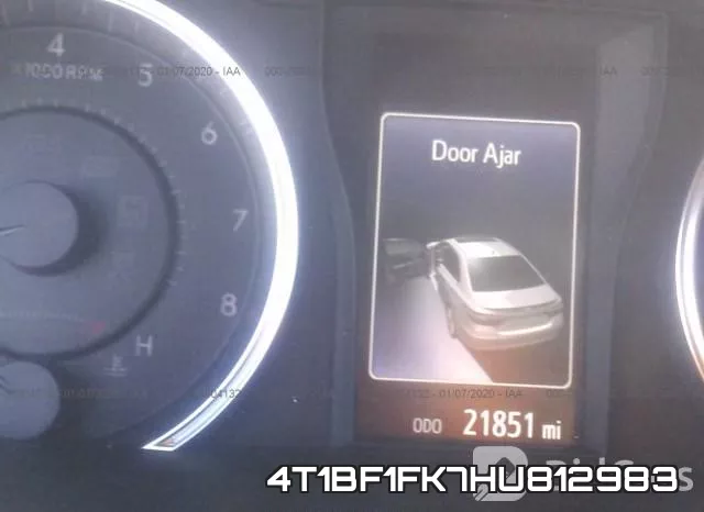 4T1BF1FK7HU812983 фото 8