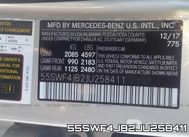55SWF4JB2JU258411 фото 10