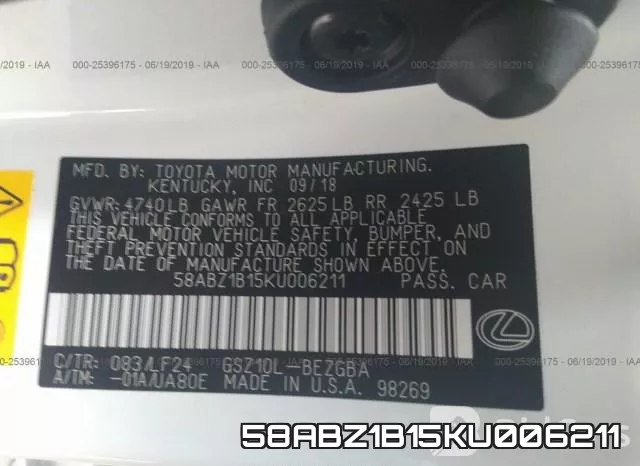 58ABZ1B15KU006211 фото 10