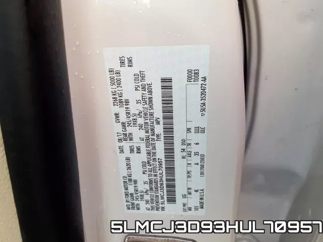 5LMCJ3D93HUL70957 фото 2