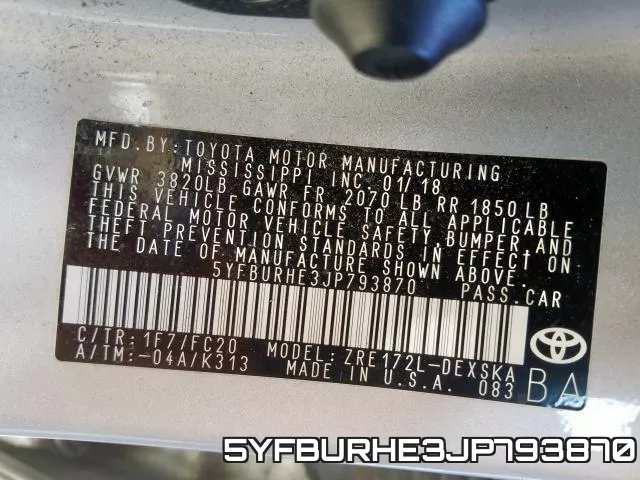 5YFBURHE3JP793870 фото 2